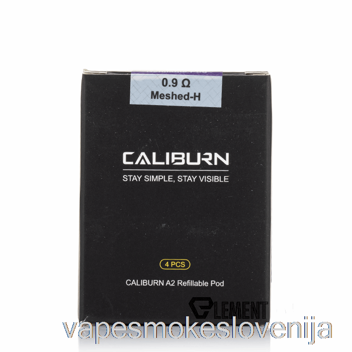 Vape Petrol Uwell Caliburn A2 Nadomestni Pods 0,9 Ohm Caliburn A2 Pods